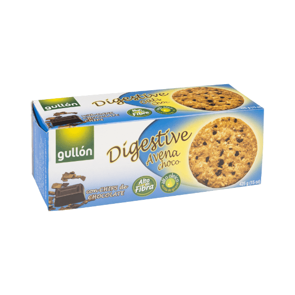 Galletas digestive de avena y chocolate GULLÓN® ALDI