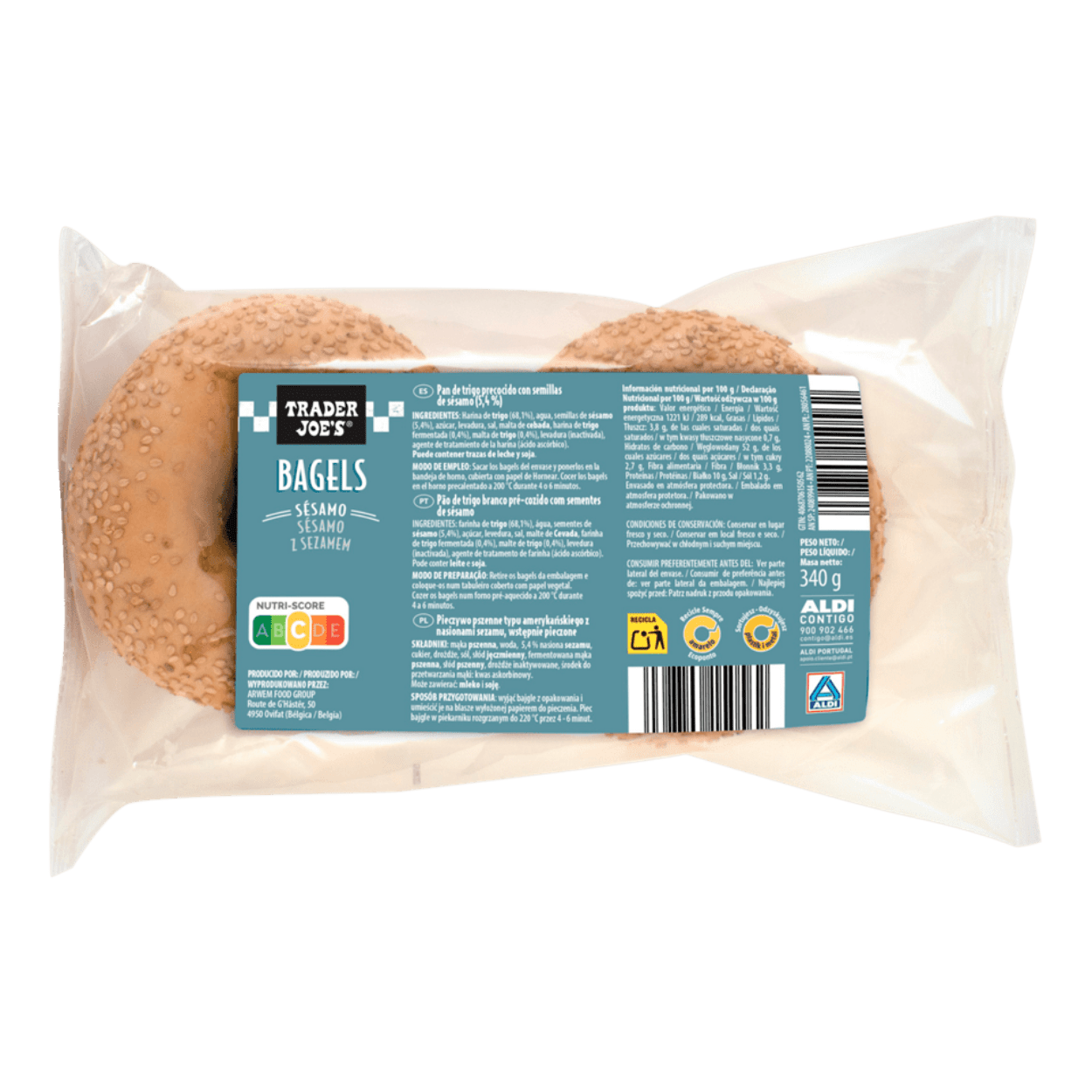 Bagels con Sésamo TRADER JOE'S® ALDI