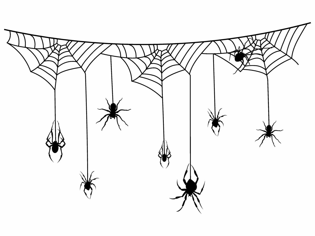 decoraciones de araña de halloween caseras
