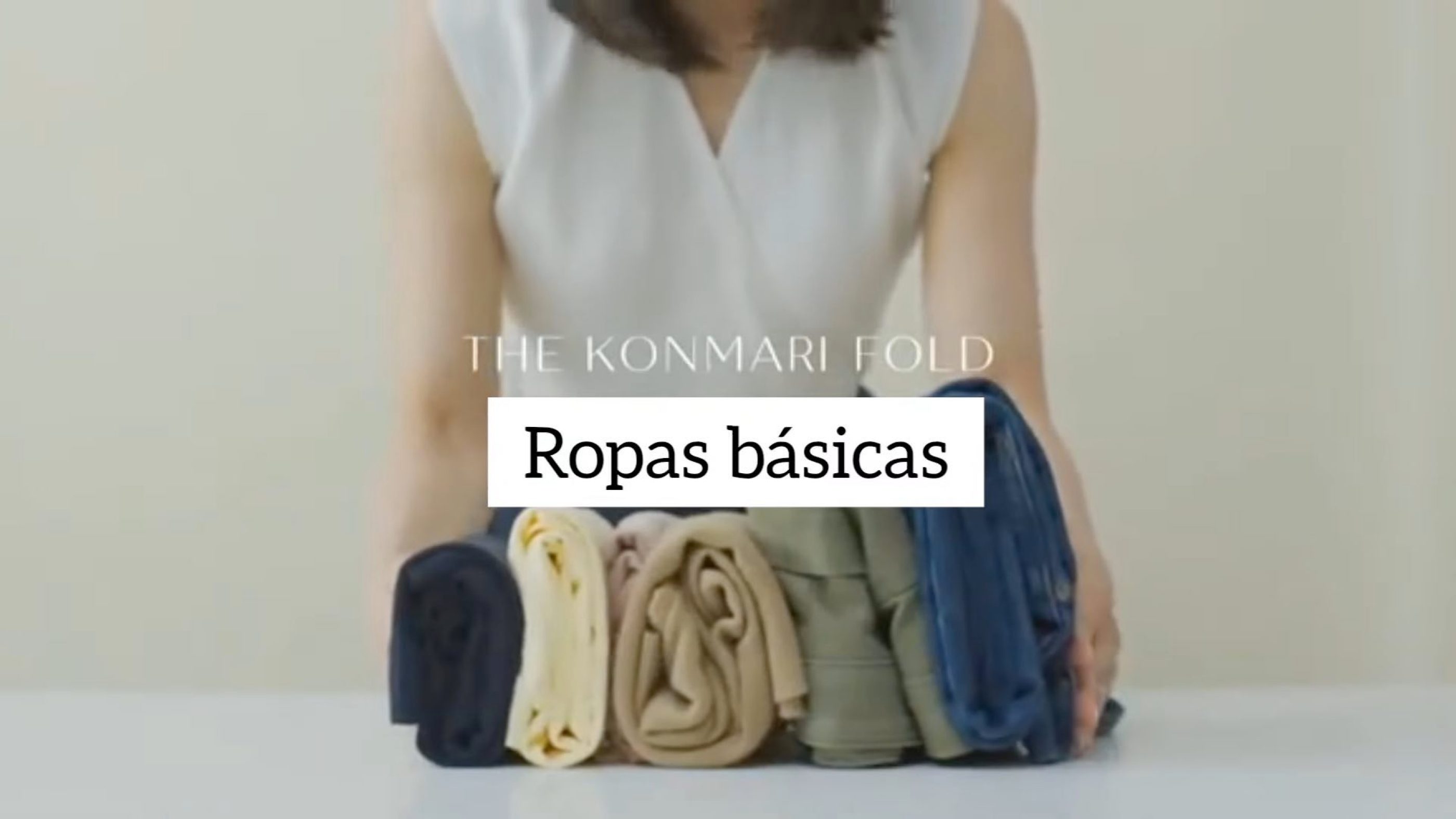 Método Marie Kondo para doblar y ordenar la ropa ALDI