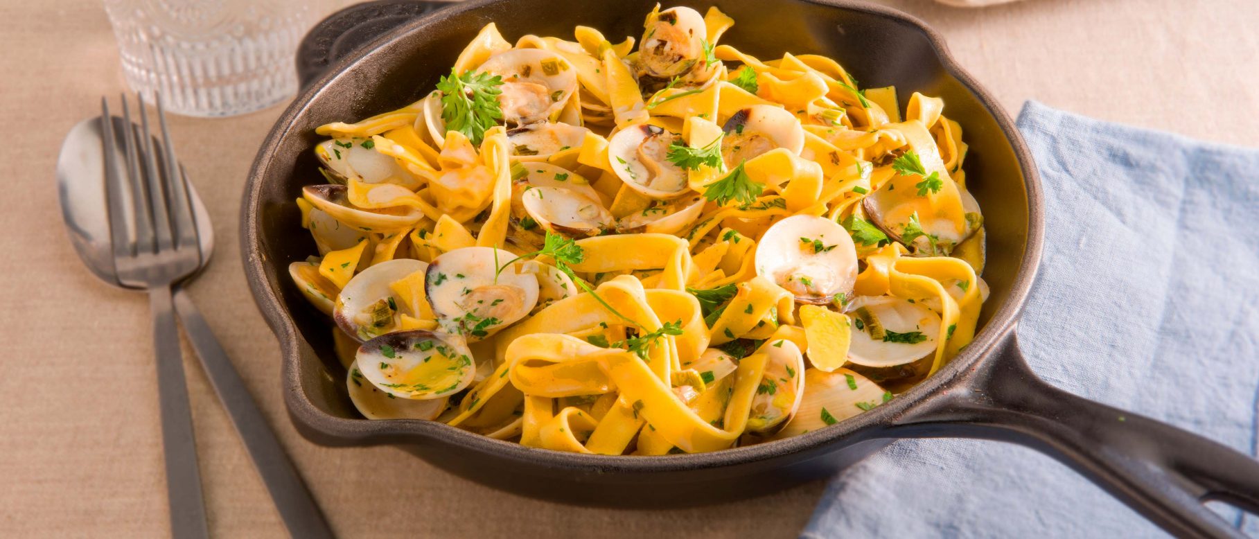 Pasta exprés con almejas Arroces y pastas ALDI Supermercados