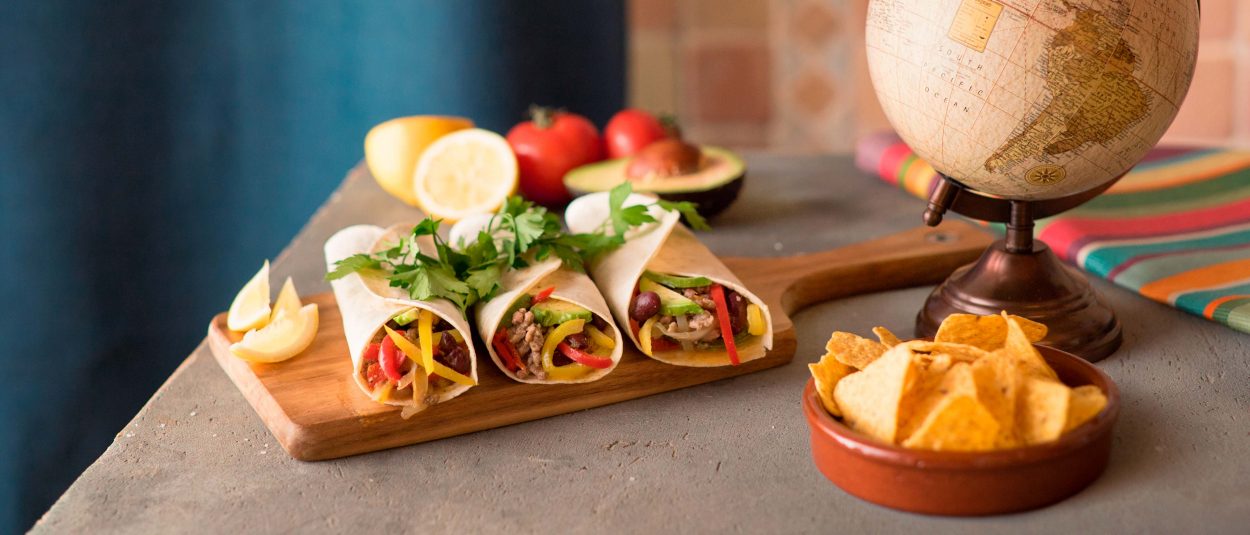 Fajitas de carne con verduras salteadas Platos del mundo ALDI Supermercados